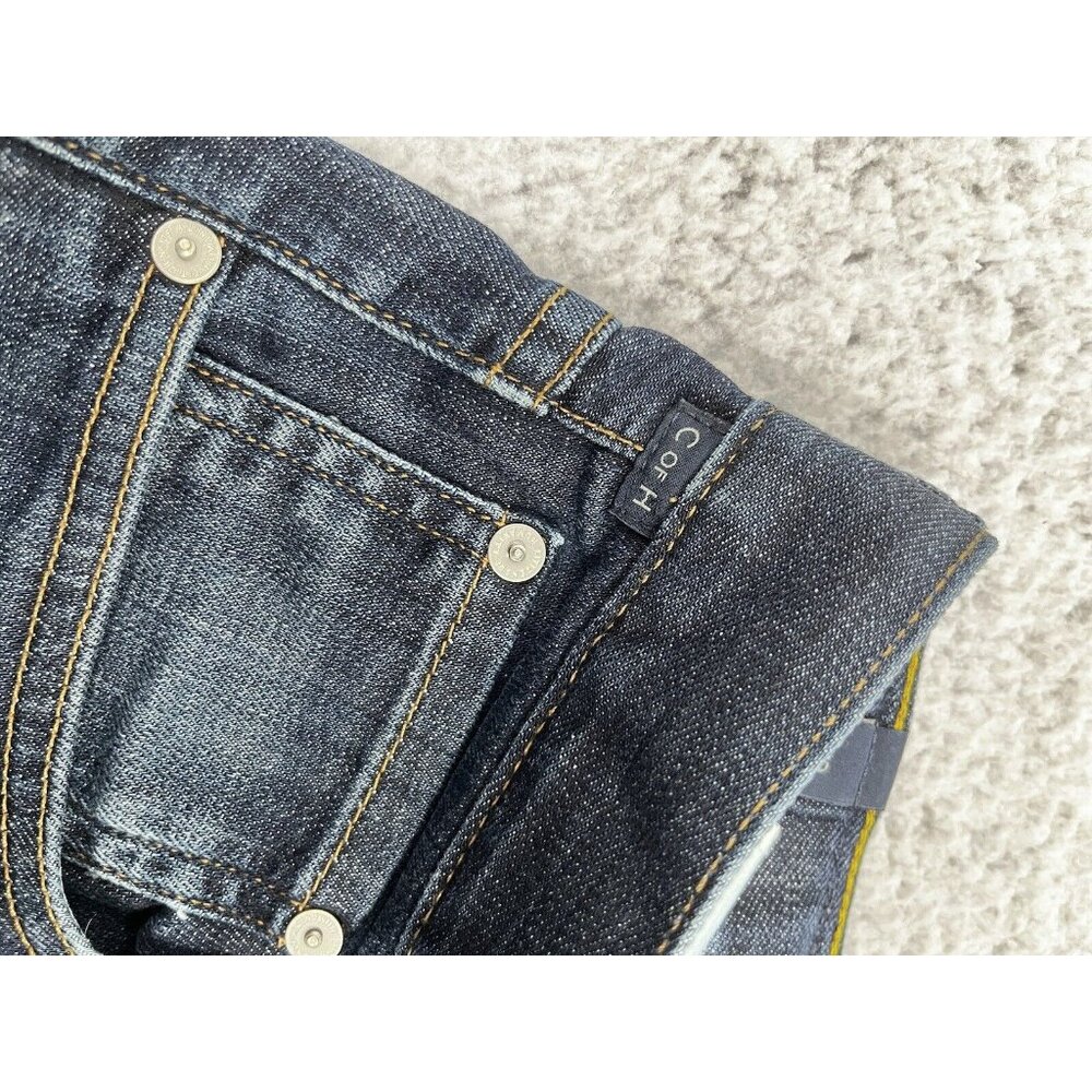 Citizens of Humanity Sid Jeans Mens 32x32 Dark Wash Straight Leg Stretch Denim - Picture 12 of 16